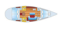 zeilboot Bénéteau Océanis 461 Afbeelding 4