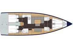 zeilboot Bavaria C45 Style Afbeelding 12